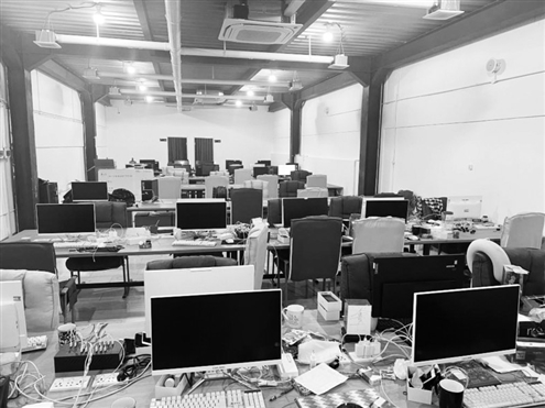 这是位于印尼的诈骗窝点新华社发